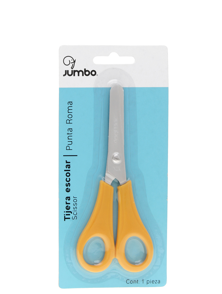 Tijera Escolar 5" Acero Inoxidable Jumbo