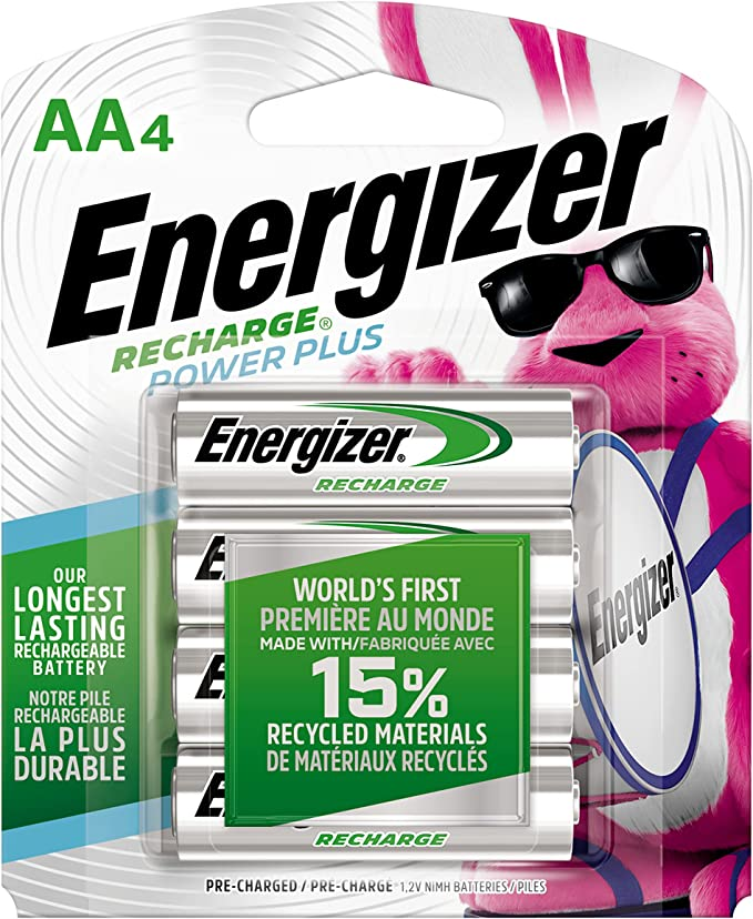 Pila Energizer Recargable AA C/ 4 pzs