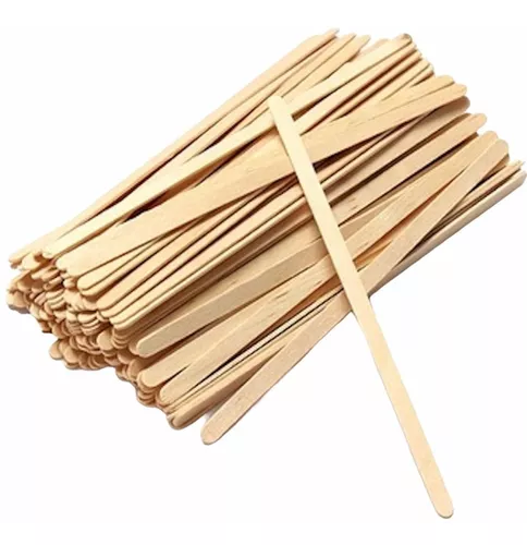 Agitador Madera Biodegradable 14 cms C/ 1,000 pzs