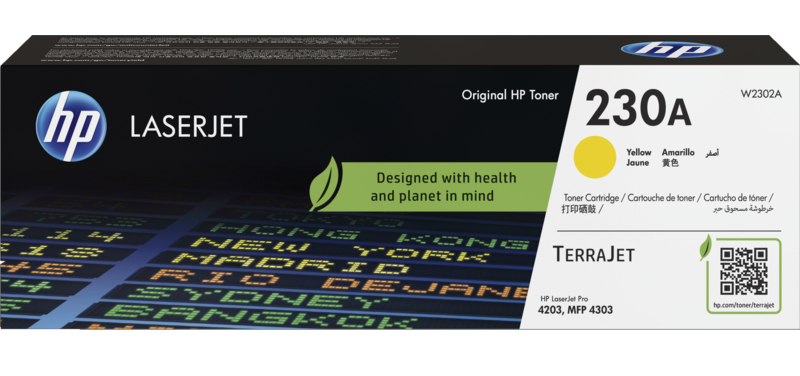 Toner HP 230A Amarillo