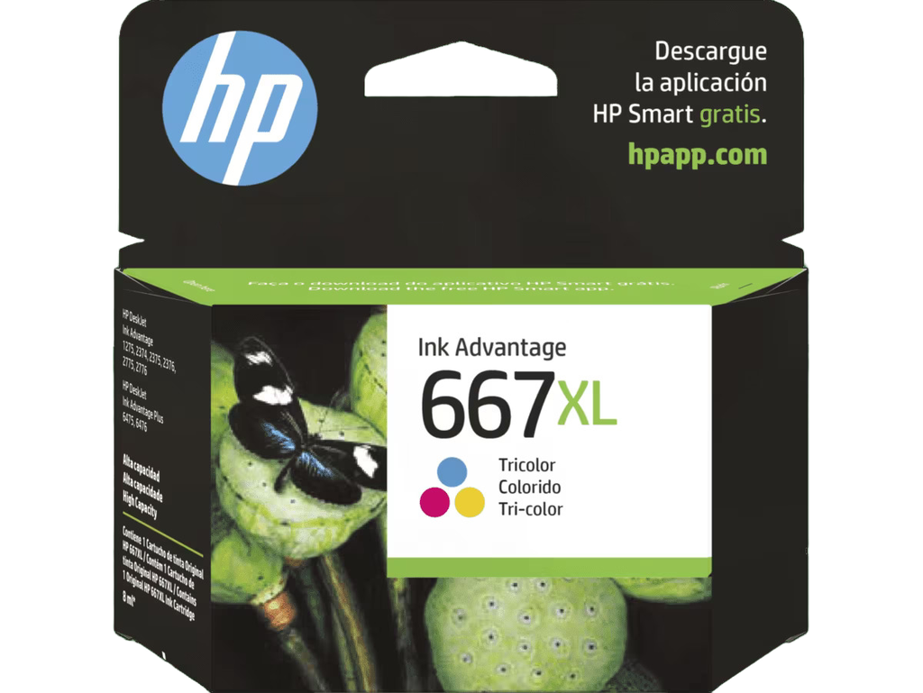 Cartucho HP 667XL Tricolor