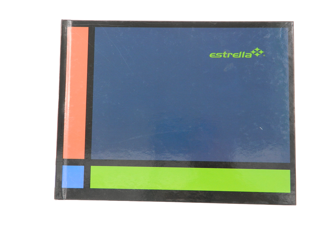 Libreta 1/4 Pasta Dura F/ Italiano Rayada C/ 96 hjs Estrella