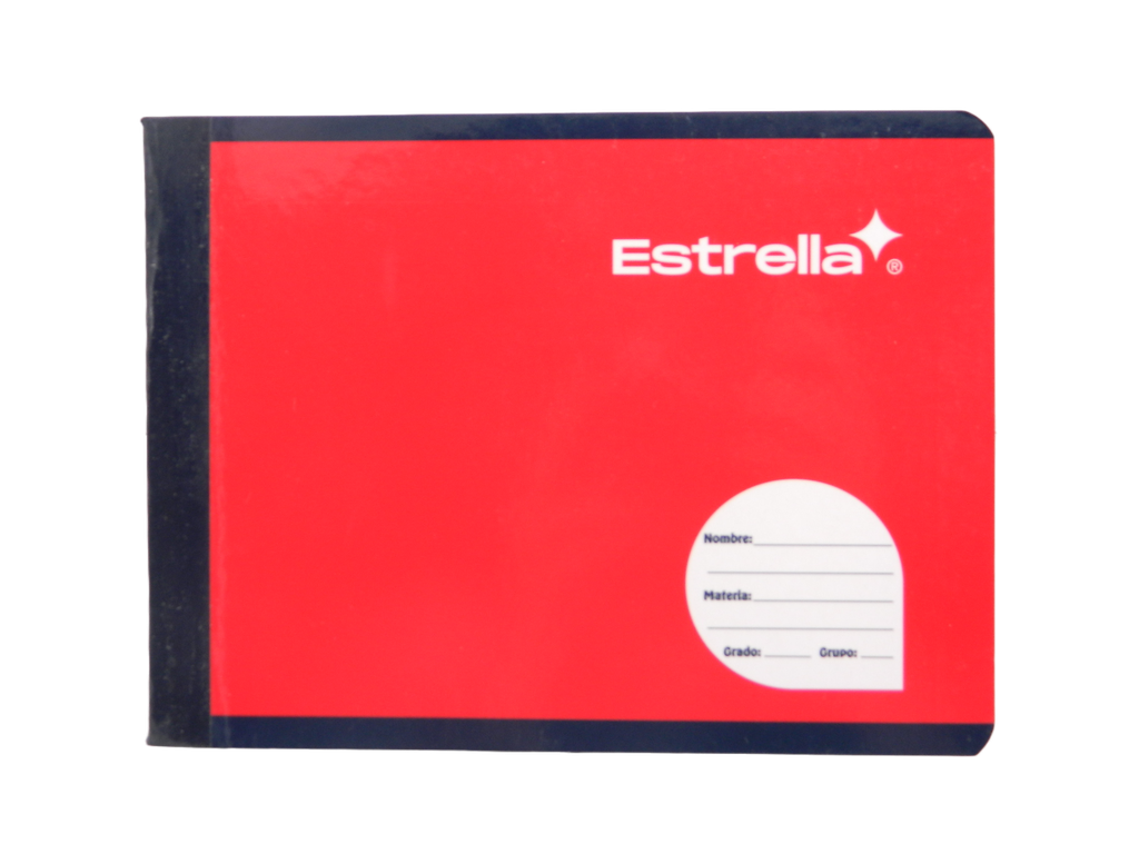 Cuaderno F/ Italiano Cosido Cuadro Aleman C/ 100 hjs Estrella