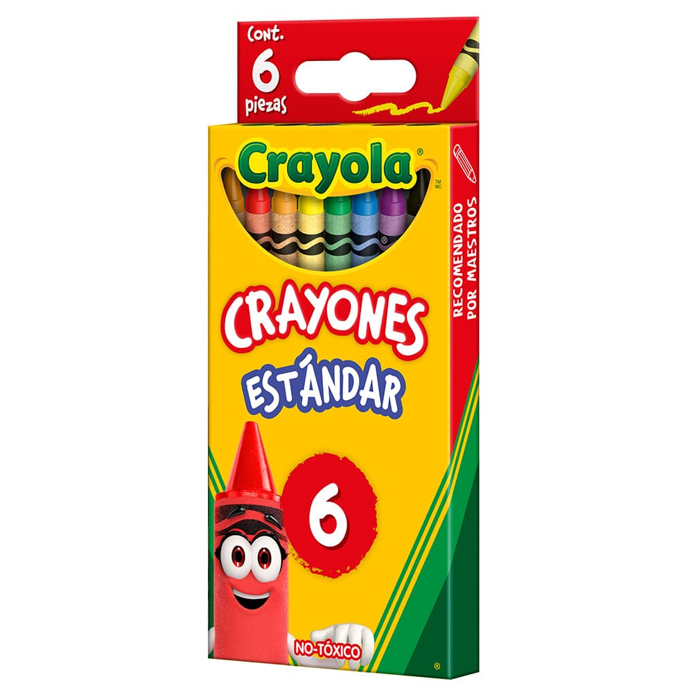 Crayones Estandar C/ 6 pzs Crayola