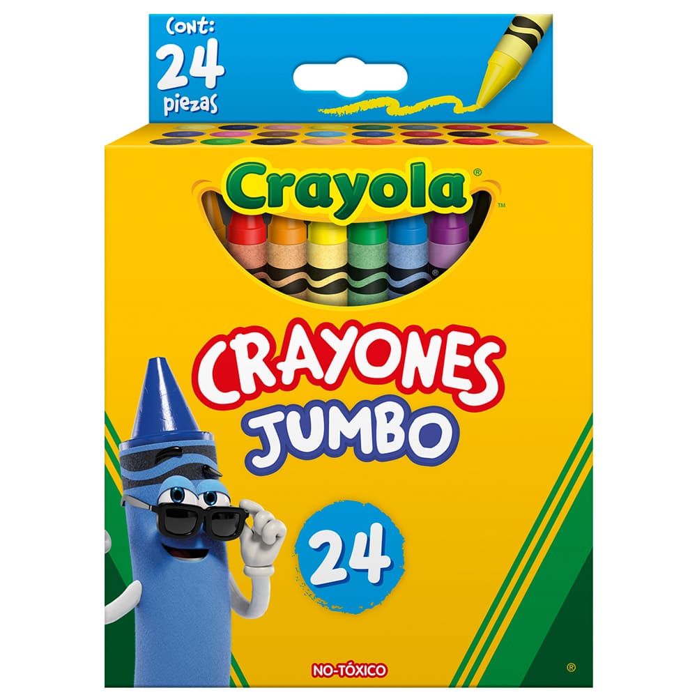Crayones Jumbo C/ 24 pzs Crayola