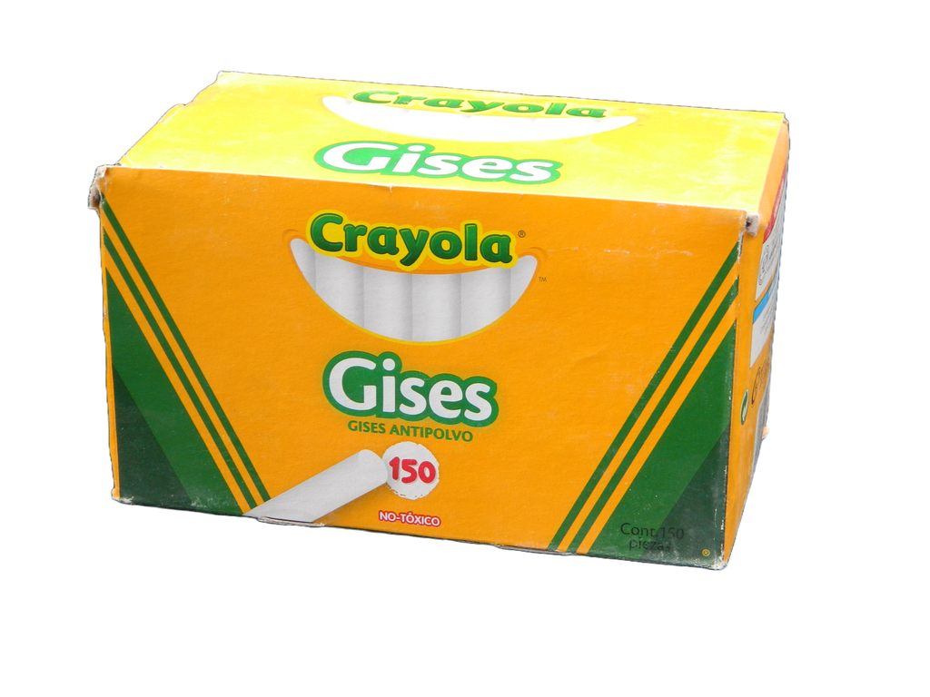 Gis Blanco Antipolvo C/ 150 pzs Crayola
