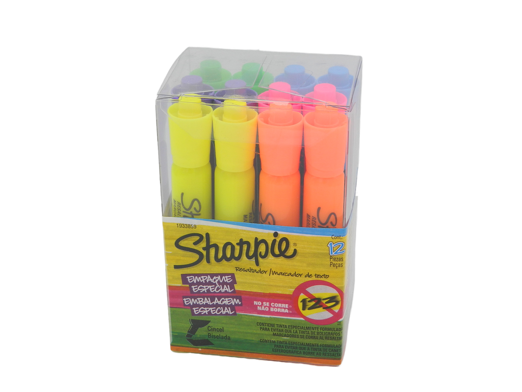 Marcatexto Sharpie Tank Surtido C/ 12 pzs Newell