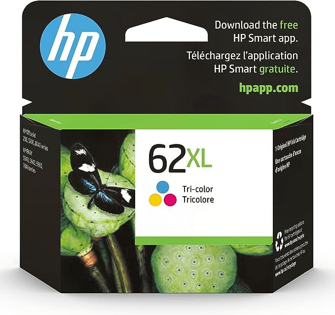 Cartucho HP 62XL Tricolor