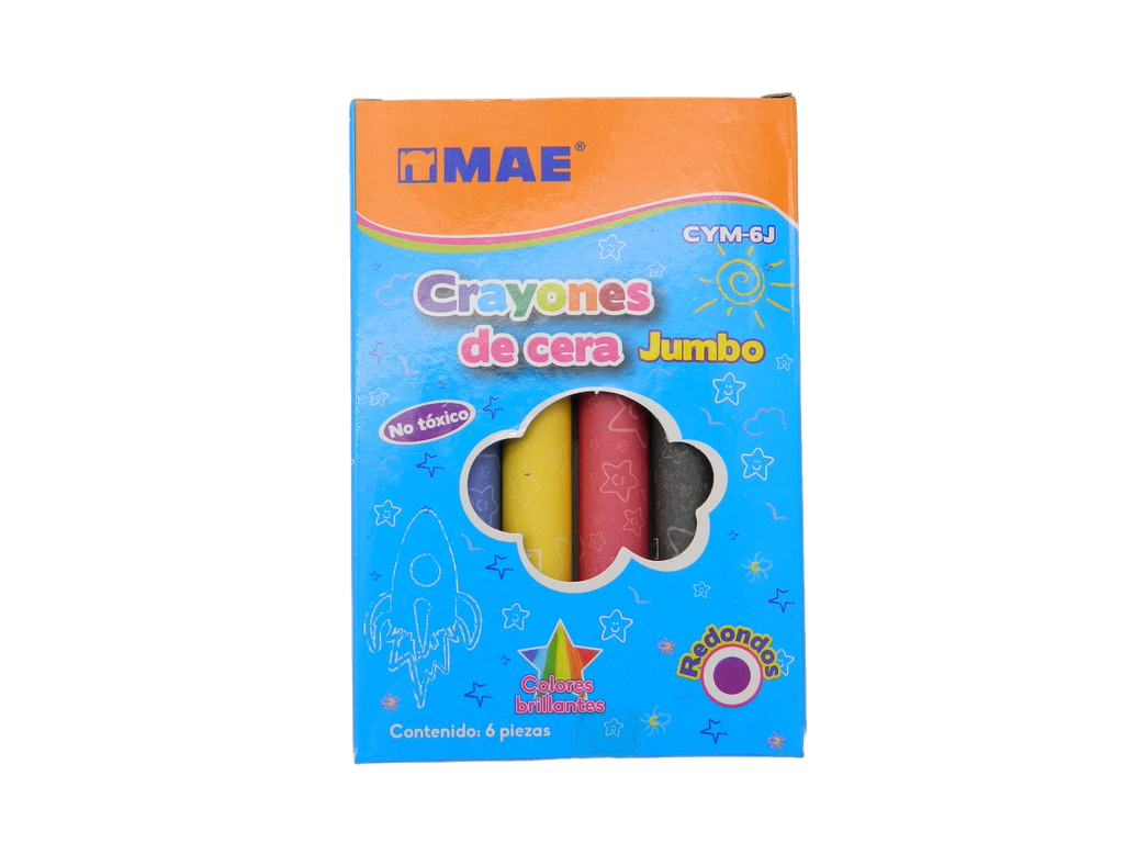 Crayones Jumbo C/ 6 pzs Mae