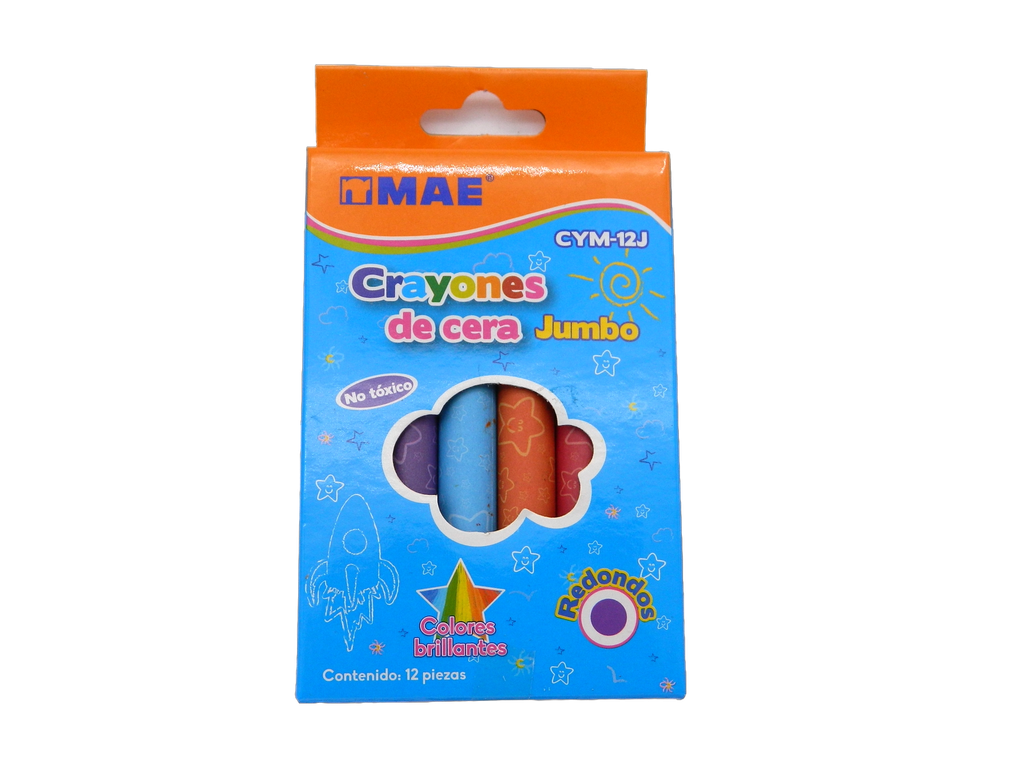 Crayones Jumbo C/ 12 pzs Mae