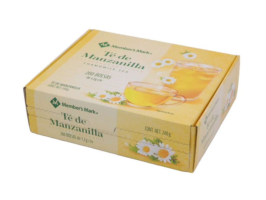 Te de Manzanilla 1.2 grs C/ 200 pzs Members
