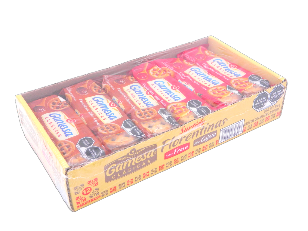 Florentinas Surtidas 83 grs C/ 12 pzs Gamesa
