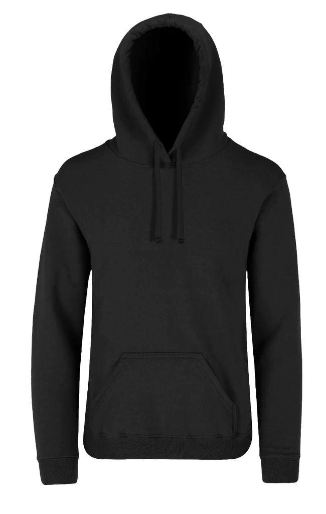 Sudadera C/ Capucha y Cangurera 50% Algodón 50% Poliester Negro Doble Extra Grande Yazbek