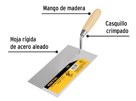 Cuchara Soldada Yesera 9" 21049 Truper