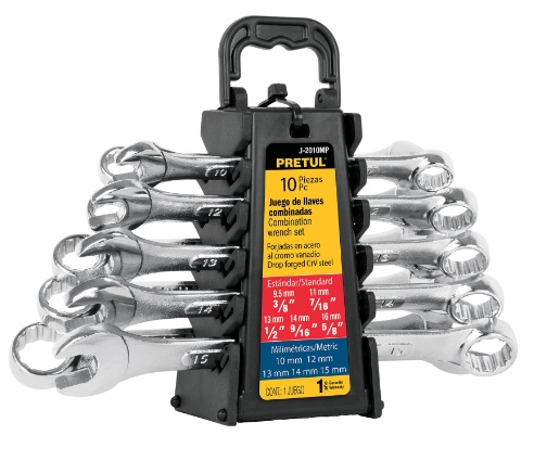 Juego Llaves Combinadas Mixtas C/ 10 pzs 21996 Truper