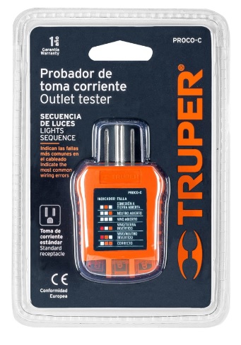 Probador Tomacorriente 17241 Truper