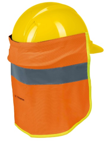 Cubrenucas P/ Casco C/ Reflejante Naranja 12355 Truper