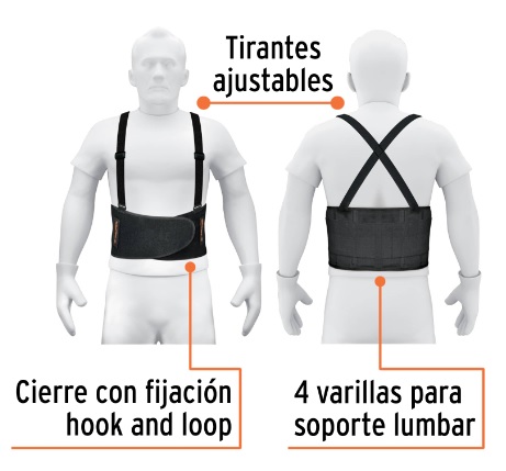 Faja Lumbar Hook & Loop Extra Grande 10954 Truper