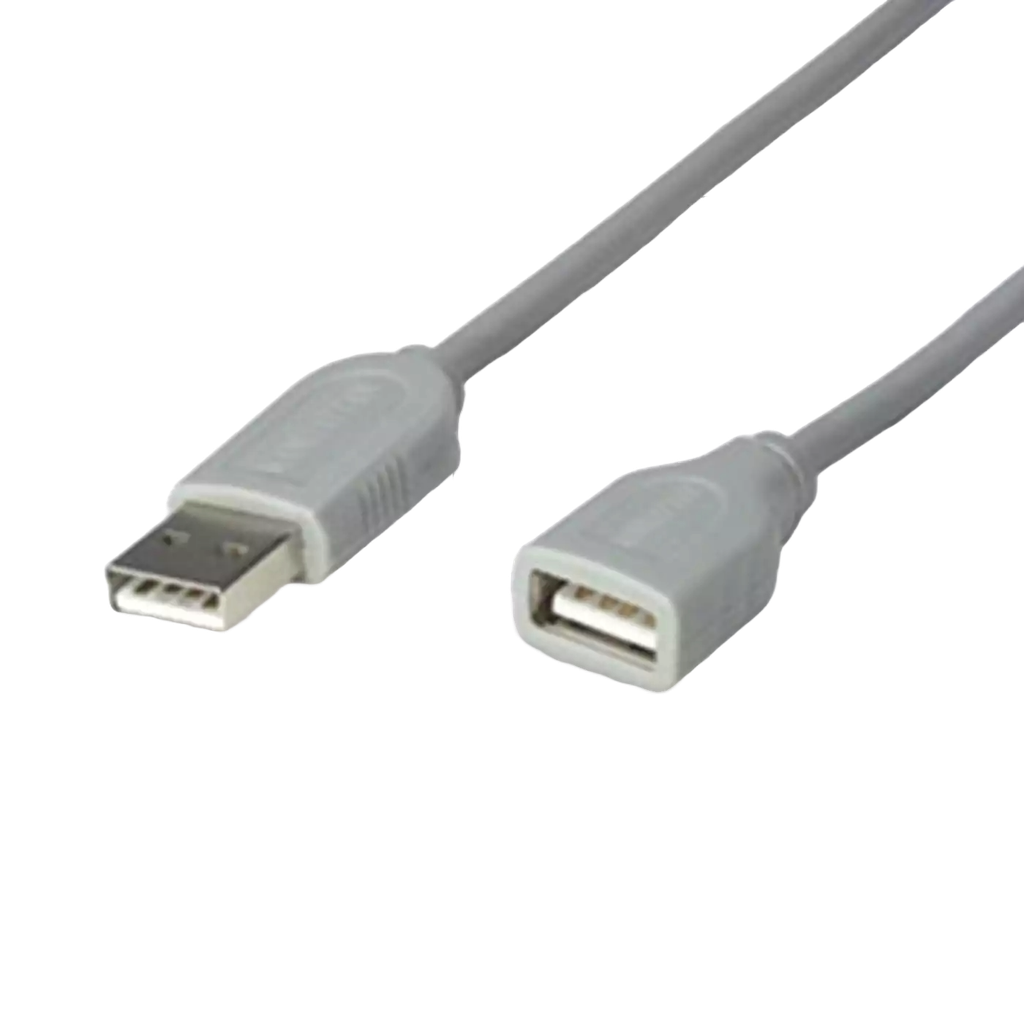 Cable Extension Usb A Macho a Usb A Hembra 3 mts Gris Manhattan