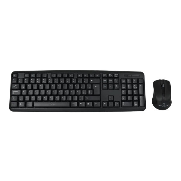 Kit Teclado y Mouse Alambrico Usb Negro Perfect Choice