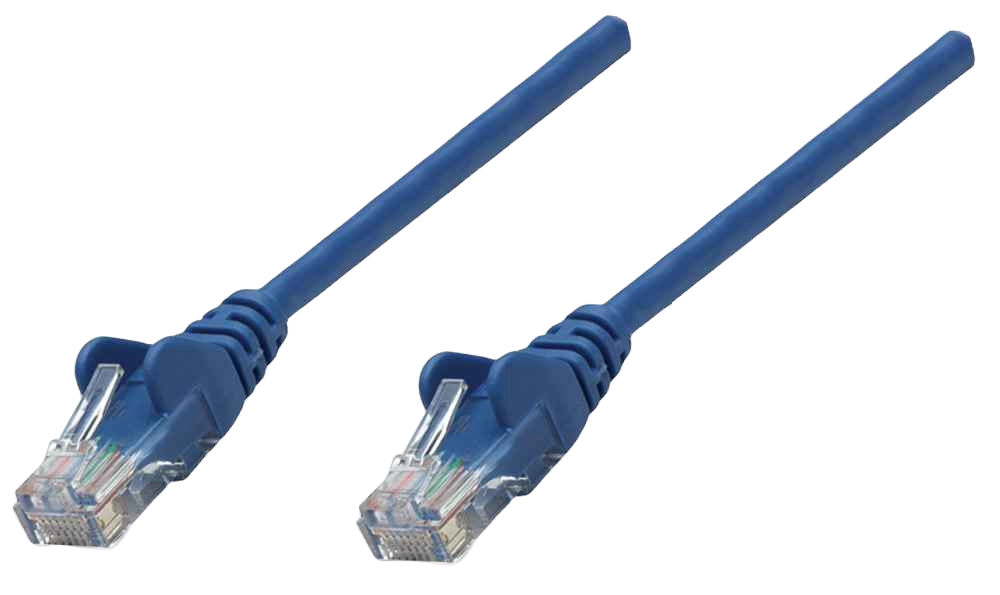 Cable de Red Patch Cord CAT6 Azul 1 mts Intellinet