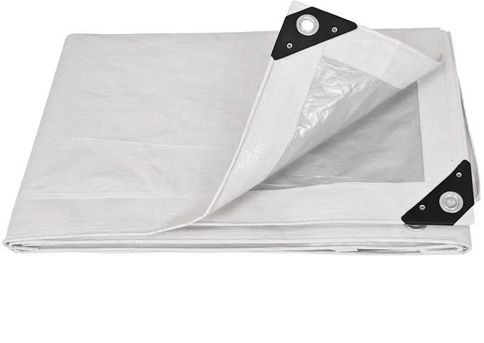 Lona Blanca C/ Ojillo y Bastilla 1 m² Promo