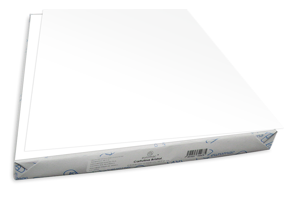 Cartulina Bristol 50 Kg Blanca C/ 100 pzs Arpapel
