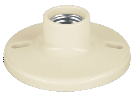 Roseta Portalamparas Baquelita 4" 10 cms 46520 Truper