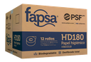 Papel Higienico Jumbo Jr 180 mts C/ 12 pzs HD180 Fapsa