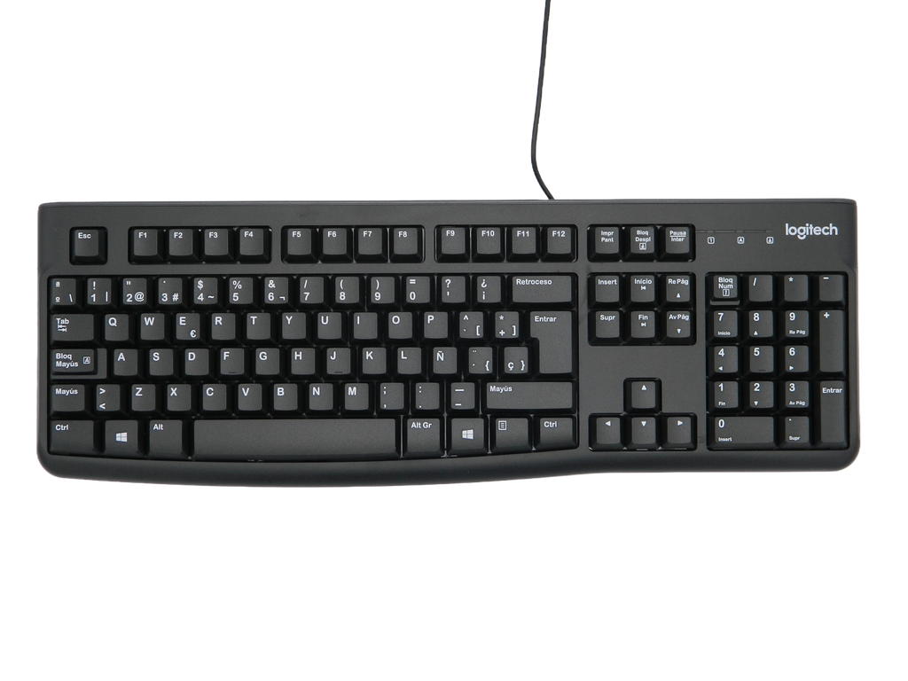 Teclado Alambrico Usb Negro K120 Logitech