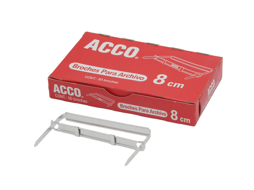 Broche #8 C/ 50 pzs Acco