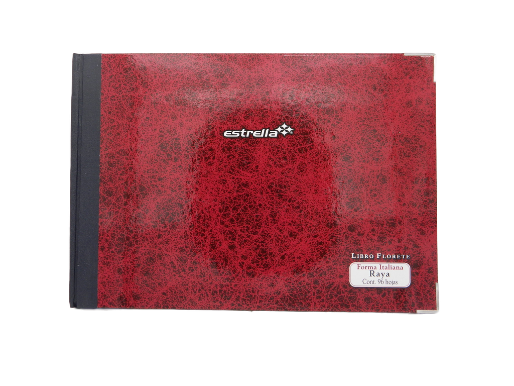Libro Florete F/ Italiano Rayado C/ 96 hjs Estrella