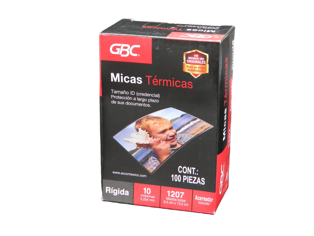 Mica Termica 9 x 13.5 1207 C/ 100 pzs Gbc