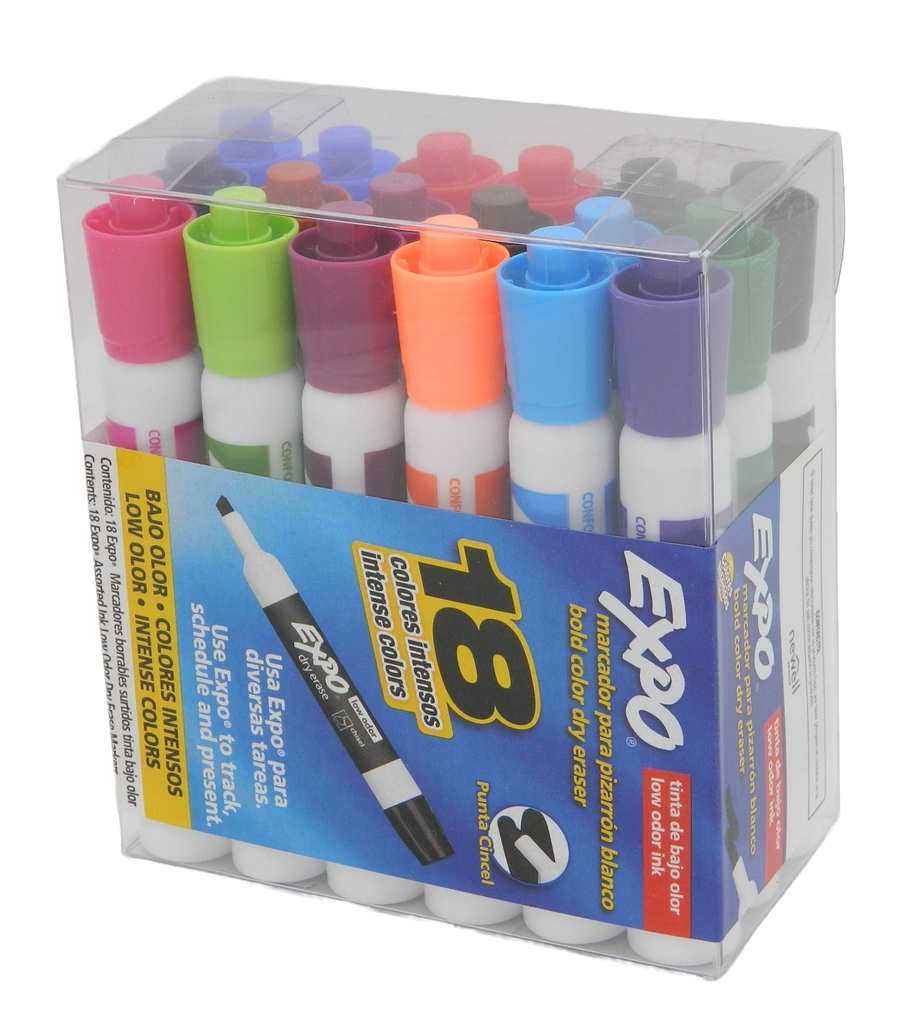 Marcador P/ Pizarron Expo C/ 18 pzs Newell