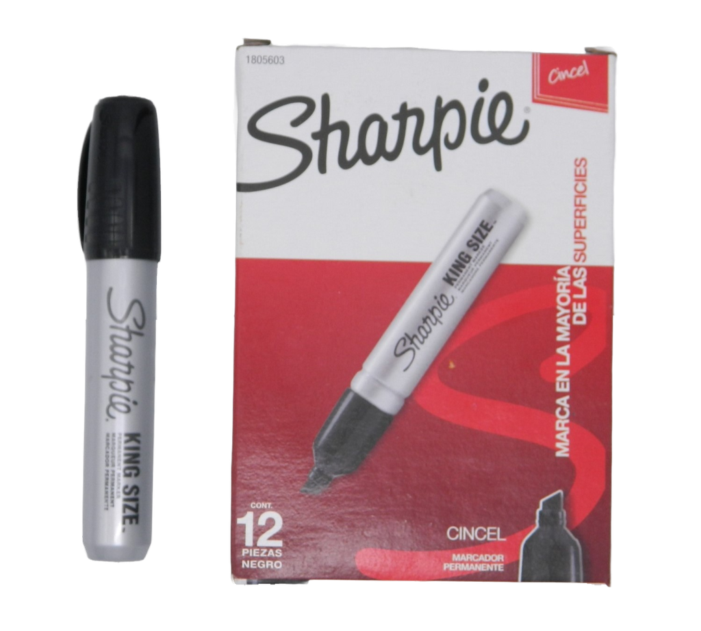 Marcador King Size Negro C/ 12 pzs Newell