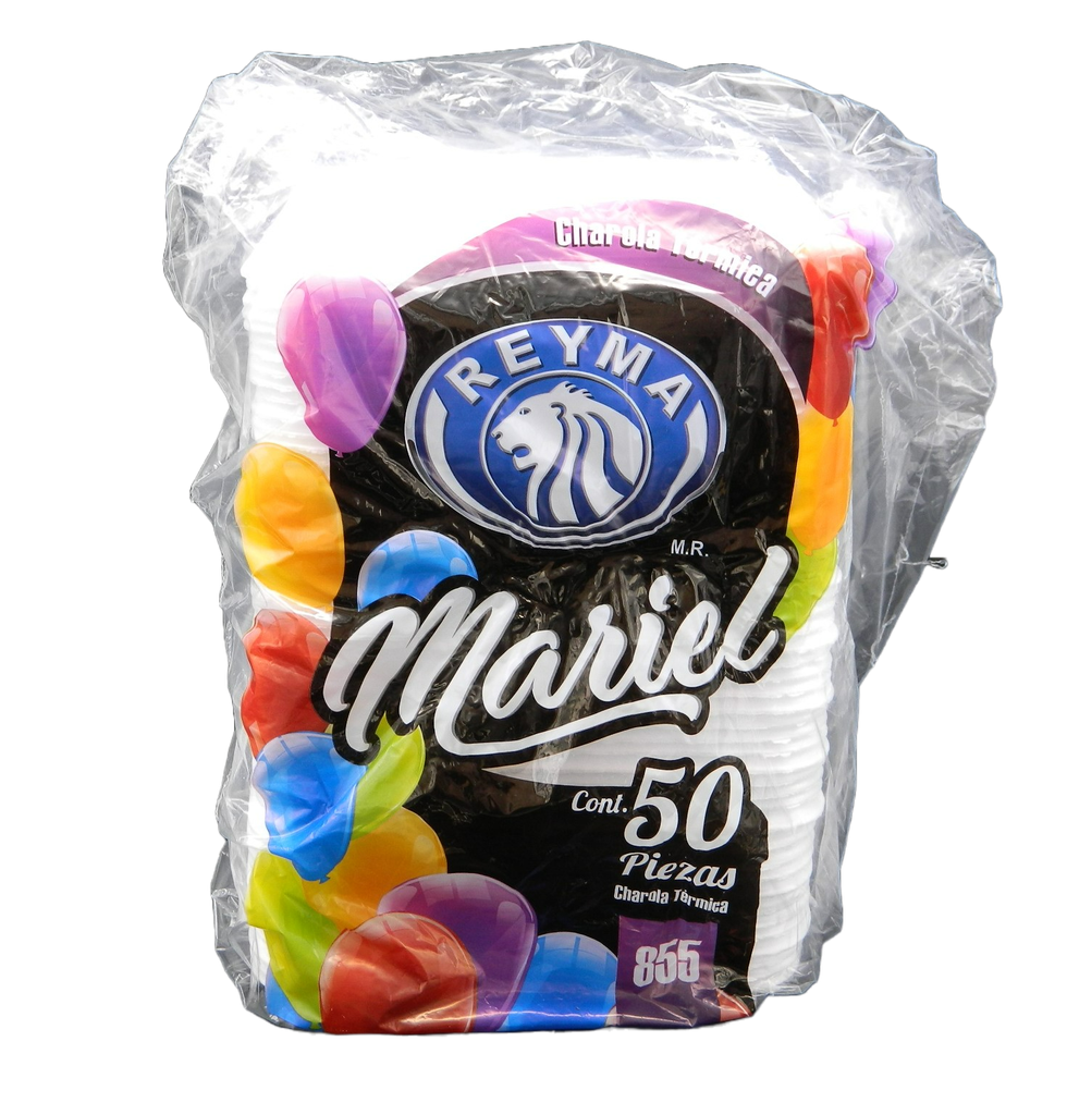 Charola Termica Nachos C/ 50 pzs C/ 10 pqts Reyma