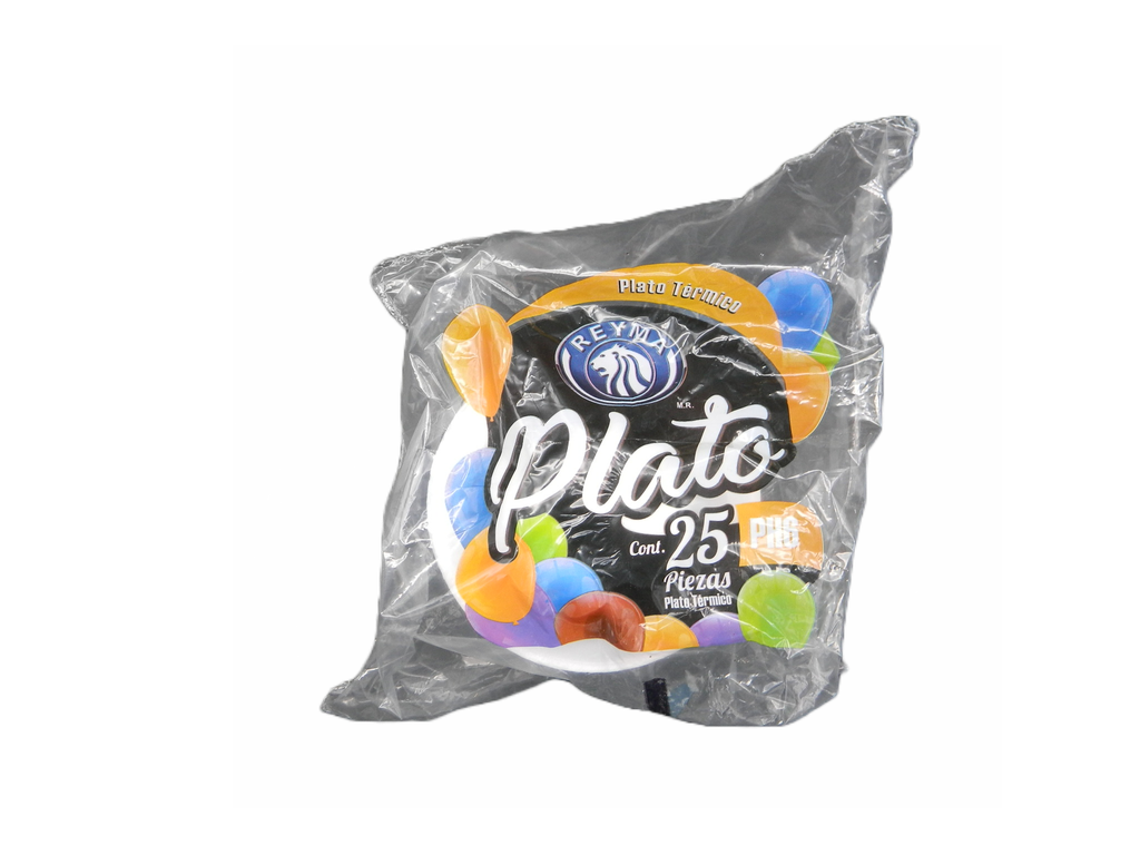Plato Termico Hondo #6 C/ 25 pzs C/ 20 pqts Reyma