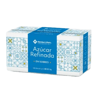 Azucar Refinada 5 grs C/ 1000 sobres Members