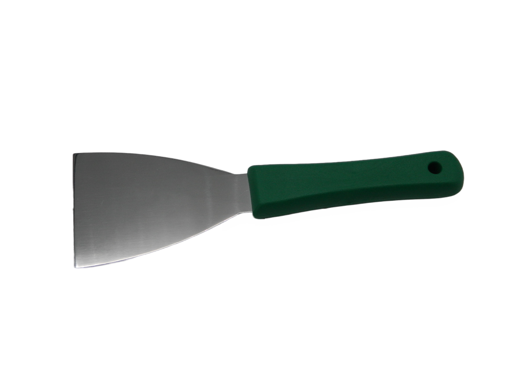 Espatula Acero Inoxidable 3" Verde El Castor