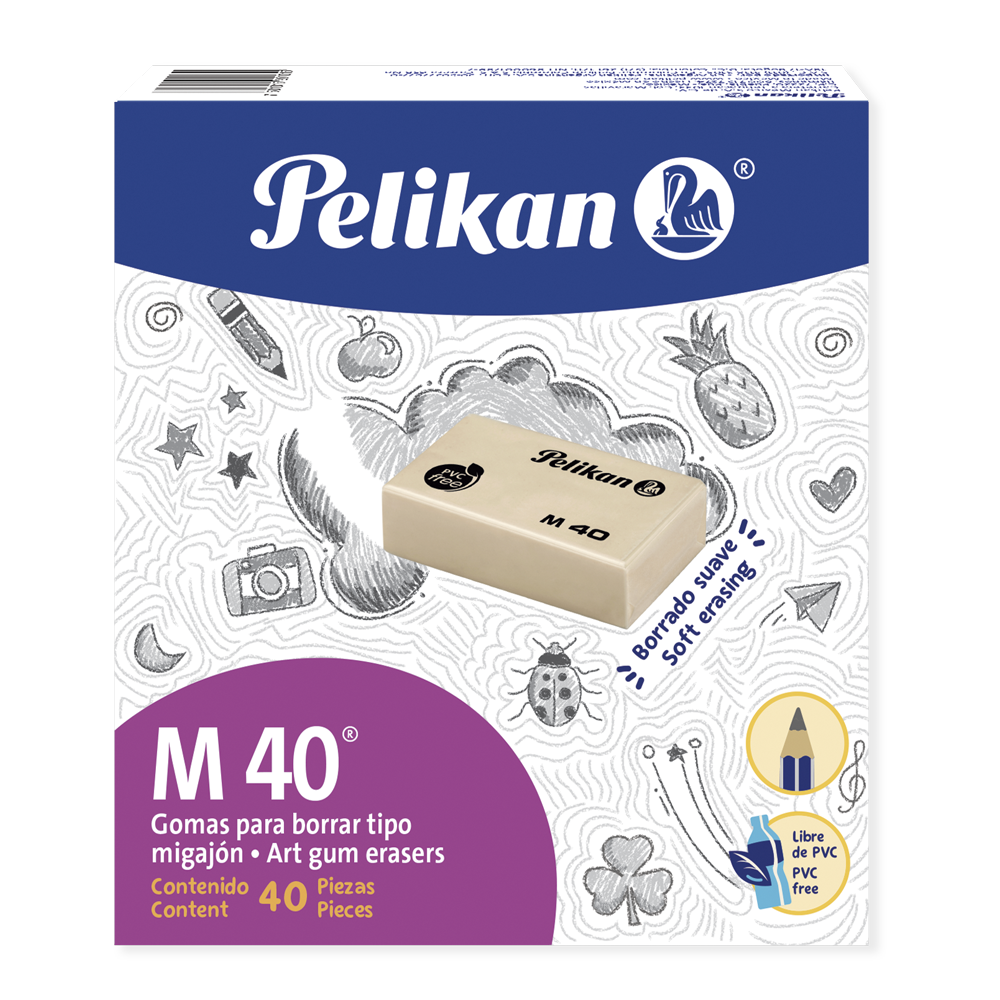 Borrador Migajon M40 C/ 40 pzs Pelikan