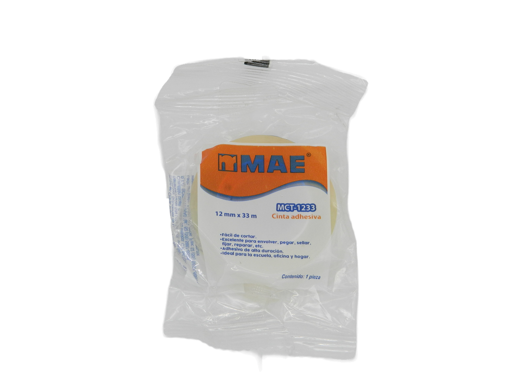 Cinta Adhesiva Corte Facil 18 x 33 Mae