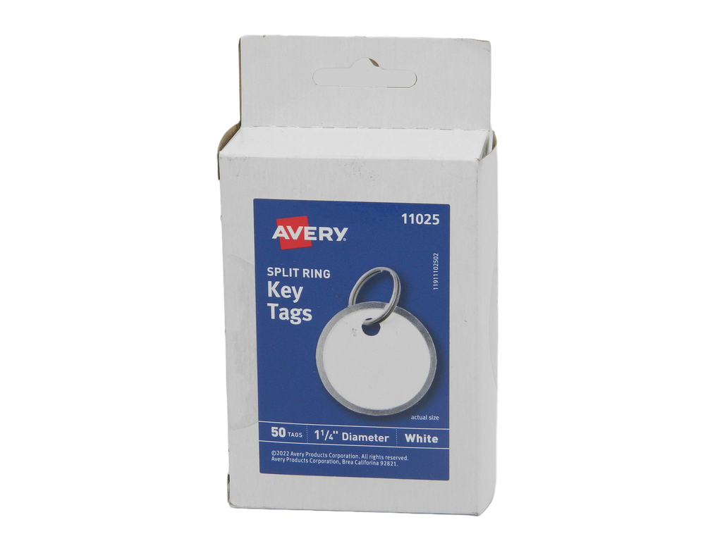 Etiqueta Colgante Redonda 3.2 cms P/ Llaves C/ 50 pzs Avery