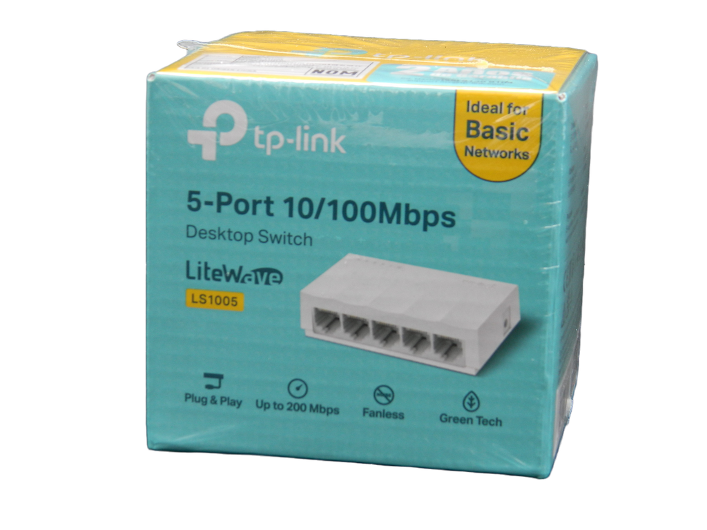Switch Fast Ethernet C/ 5 Puertos Tp-Link