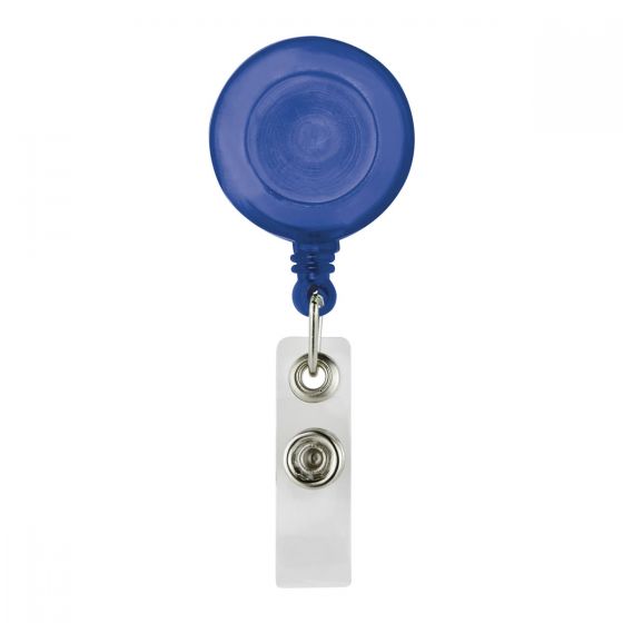 Portagafete Retractil Azul PromoOpcion
