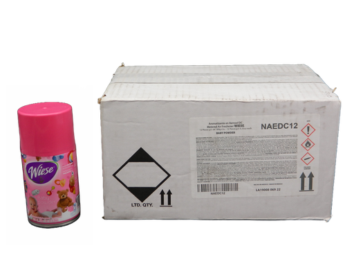 [001529] Repuesto Aromatizante Aerosol 180 grs Bebe C/ 12 pzs Wiese