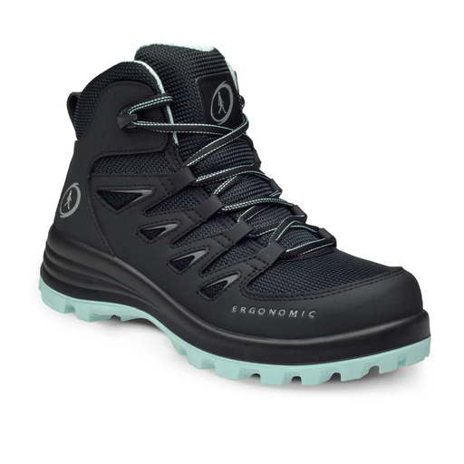 [001559] Tenis Seguridad Micropiel Dielectrico Negro C/ Punta Quantum Dama Riverline