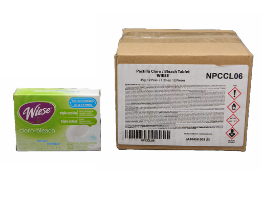 [001606] Pastilla Cloro 35 grs C/ 12 pzs Wiese