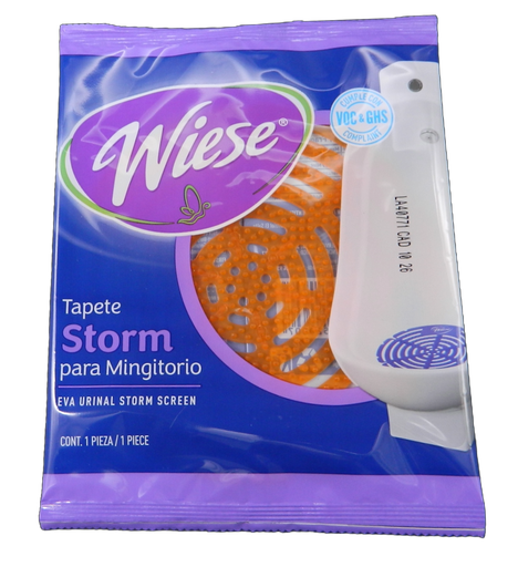 [001614] Tapete Storm Mango/Naranja C/ 12 pzs Wiese