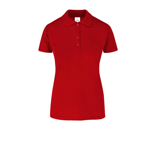 [002426] Polo Pique Dama Manga Corta 50% Algodón 50% Poliester Rojo Grande Yazbek