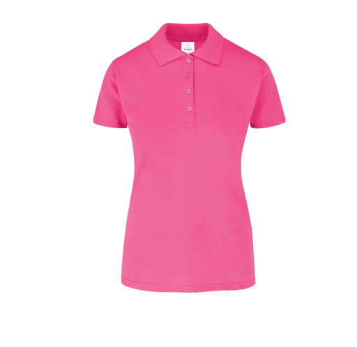 [002436] Polo Pique Dama Manga Corta 50% Algodón 50% Poliester Fucsia Chica Yazbek